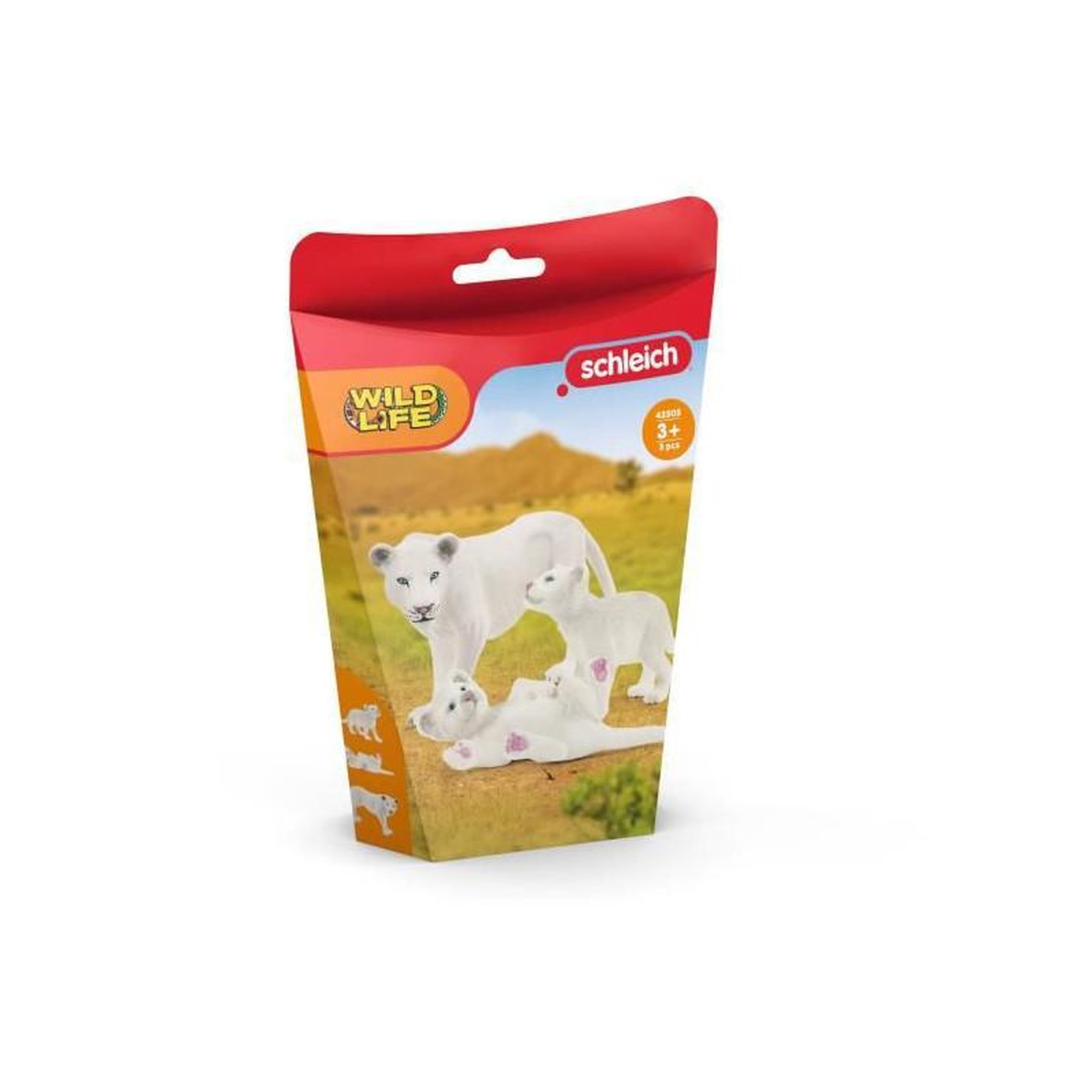 Voir la diapositive 2 : Schleich Schleich - Lionne avec bébés - 42505