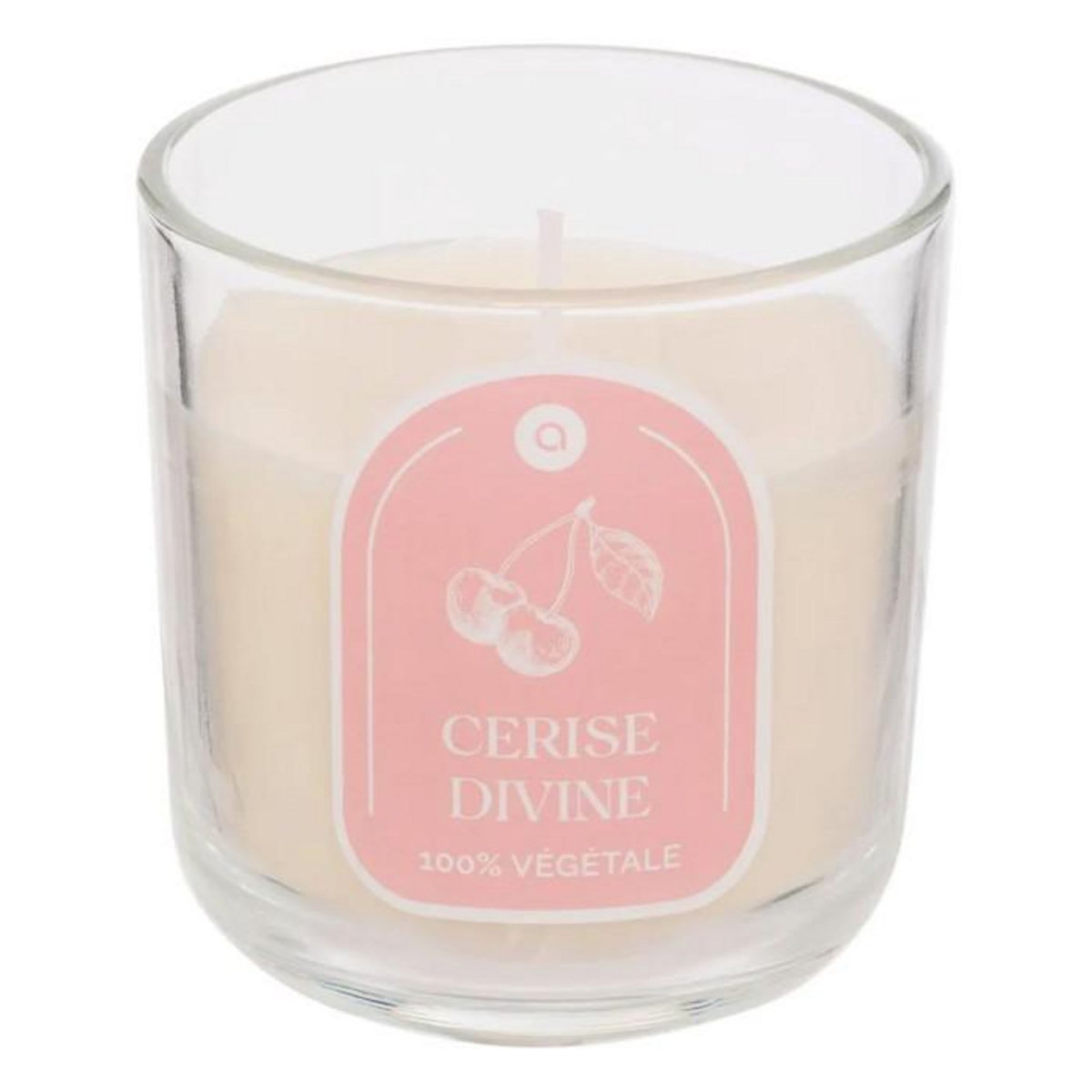 ATMOSPHERA Bougie Parfumée en Verre  Floa  115g Cerise