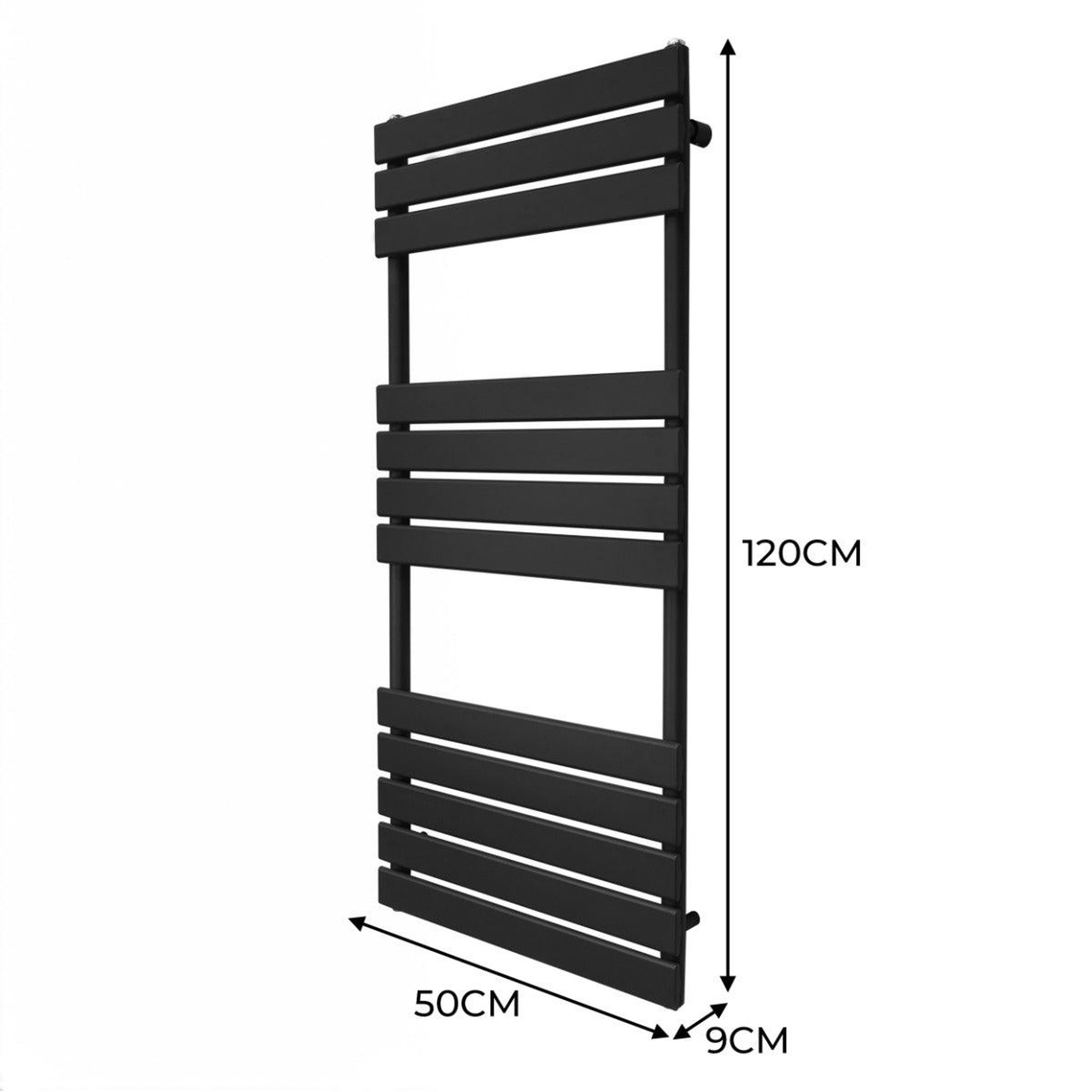 Voir la diapositive 5 : MONSTERSHOP Radiateur plat sèche-serviettes – 1200 x 500 mm