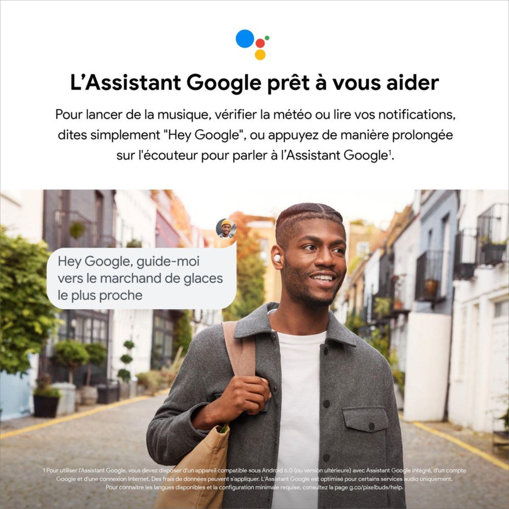 Voir la diapositive 4 : GOOGLE Ecouteurs Pixel Buds A-Series