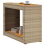 Voir la diapositive 4 : VIDAXL Table d'appoint de jardin dessus en bois beige 100x40x75 cm
