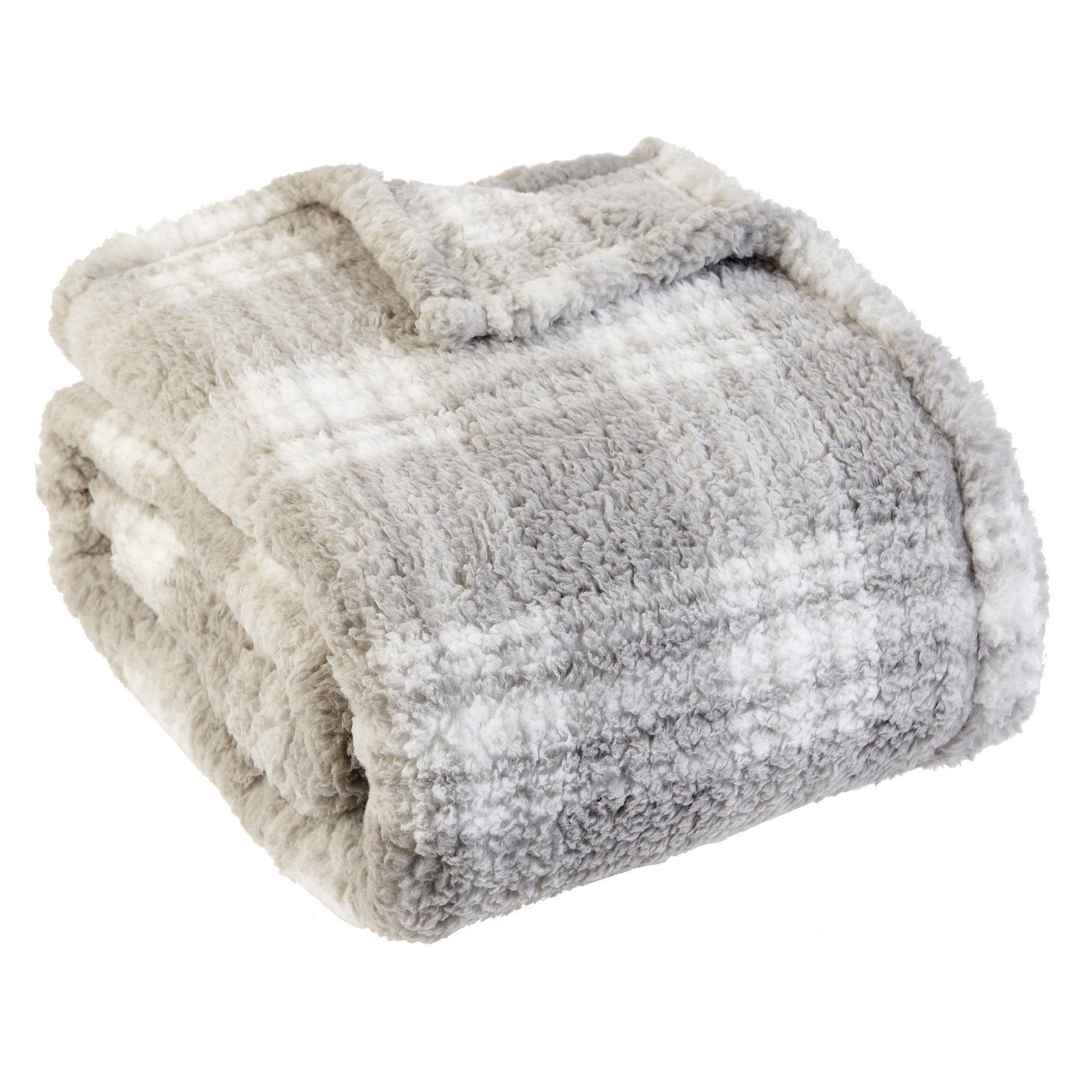 Voir la diapositive 2 : ACTUEL Plaid en polaire teddy 250gsm 