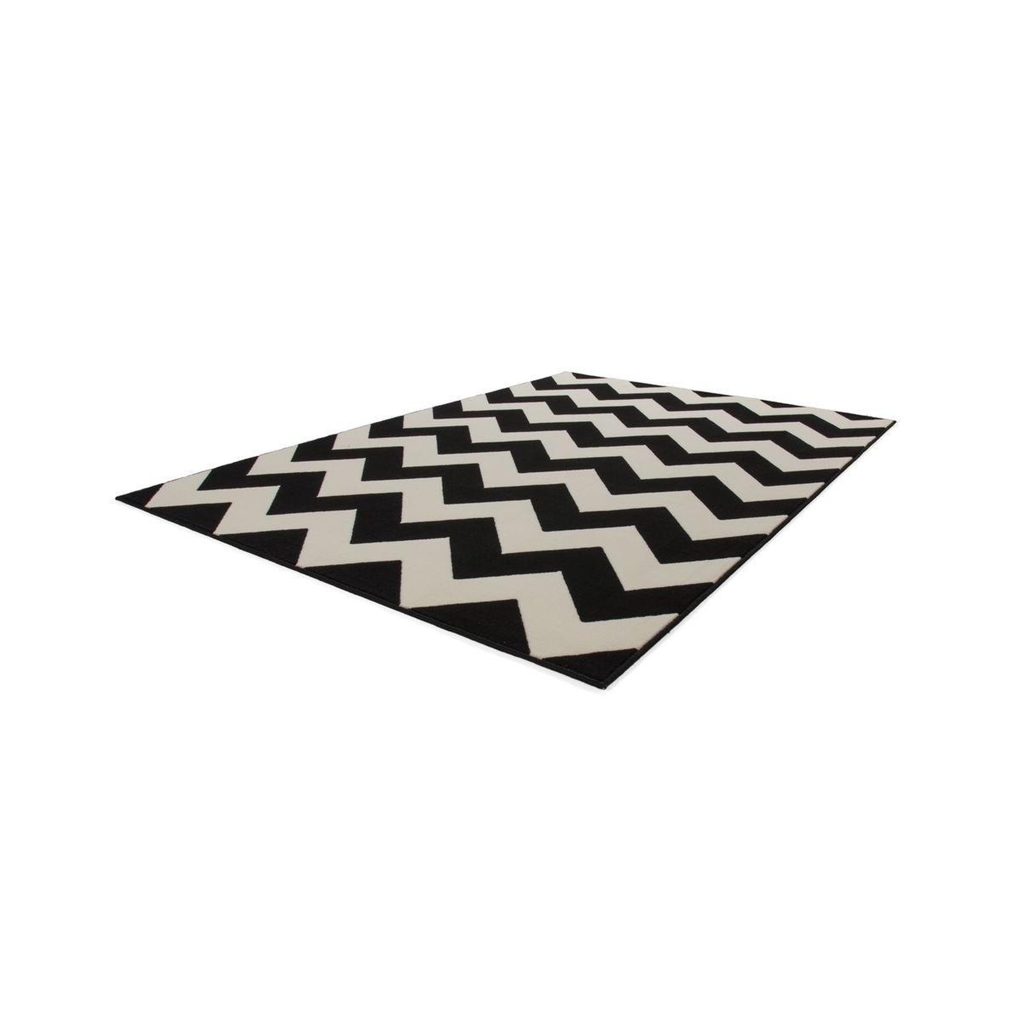 Voir la diapositive 5 : Paris Prix Tapis de couloir géométrique  manolya  80x250cm noir