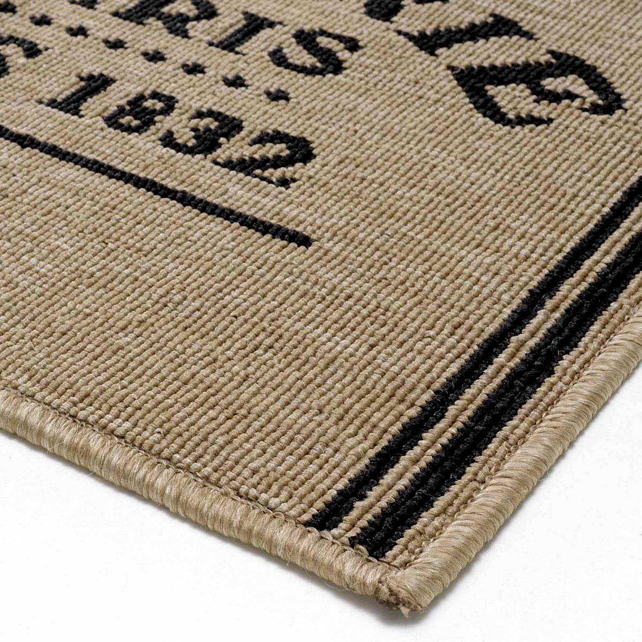 Voir la diapositive 2 : Douceur d'Intérieur Tapis de cuisine  troquet  50x80cm marron