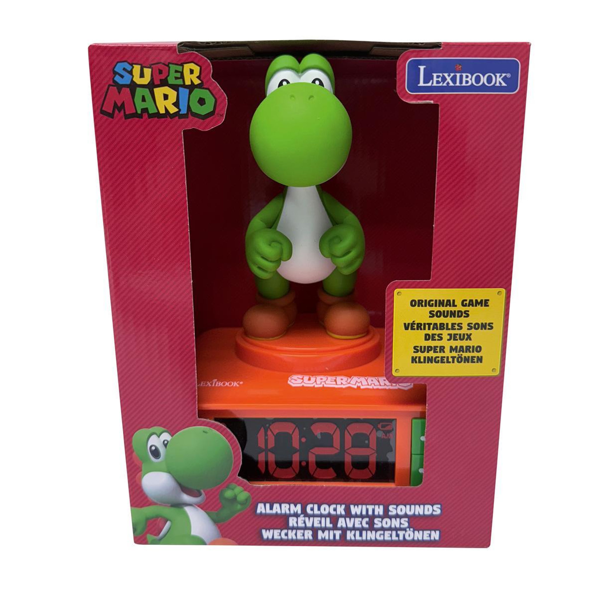 Voir la diapositive 3 : Lexibook Réveil avec veilleuse Yoshi en 3D