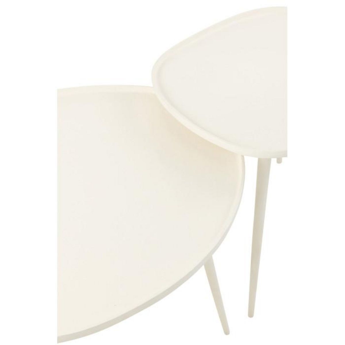 Paris Prix Lot de 2 Tables Basses  Vinta  72cm Blanc
