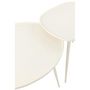 Voir la diapositive 4 : Paris Prix Lot de 2 Tables Basses  Vinta  72cm Blanc