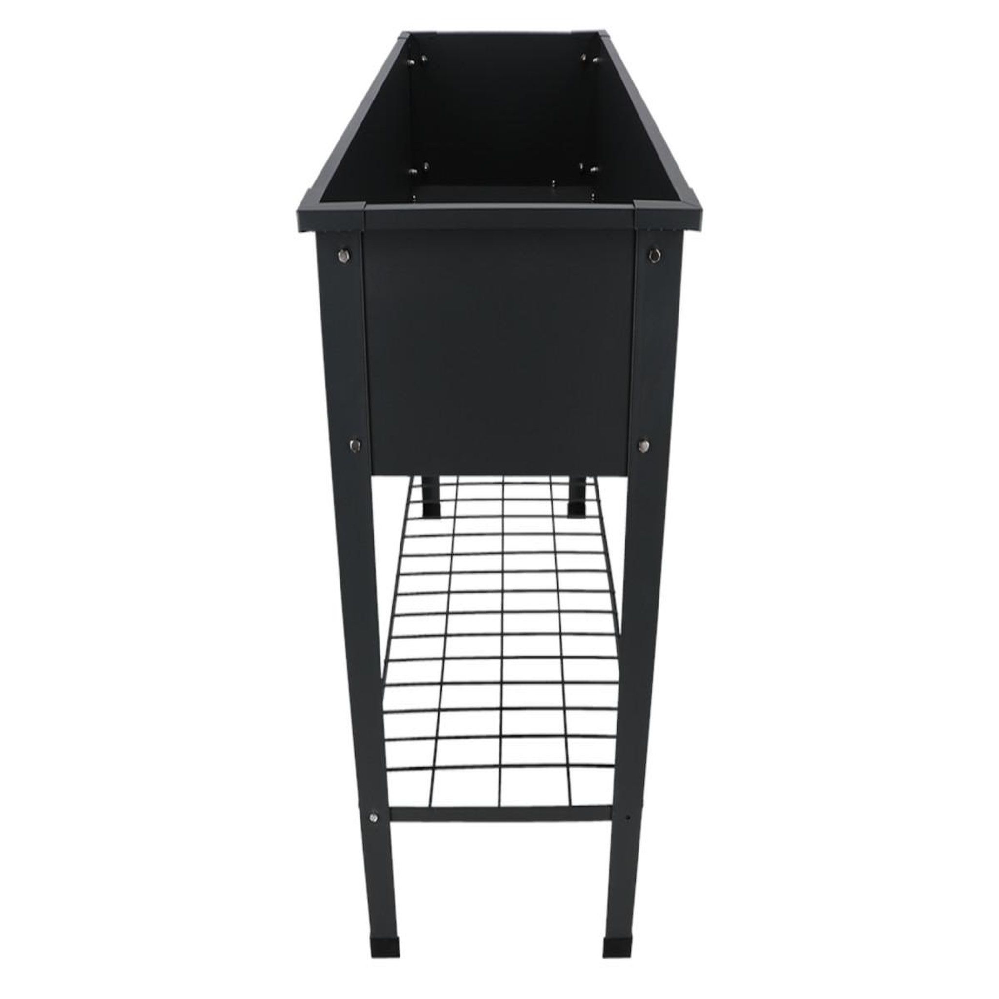 Voir la diapositive 3 : ESSCHERT DESIGN Carré potager en métal anthracite l - esschert design