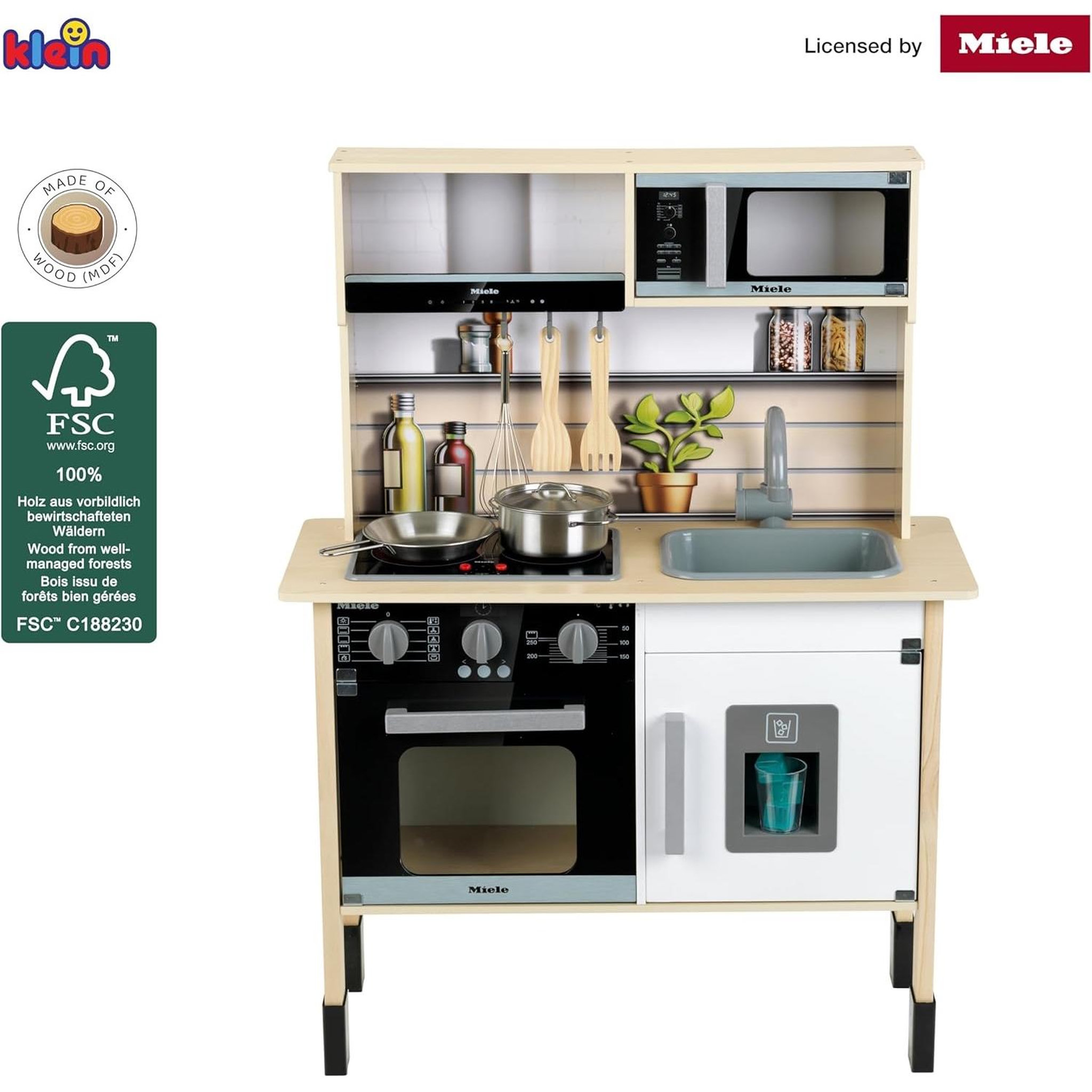Voir la diapositive 5 : THEO KLEIN Cuisine de Jeu en bois Miele Midi 2