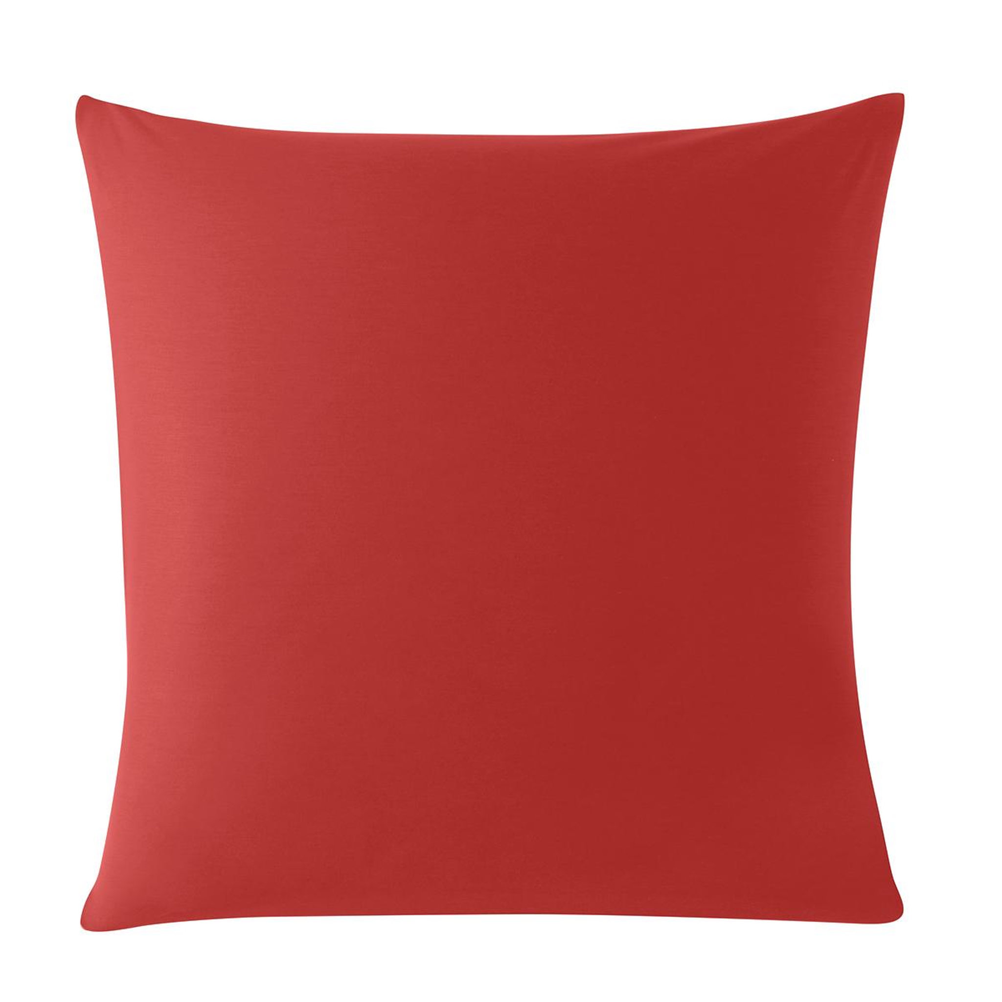 DODO Taie d'oreiller studio coton rouge. Coloris disponibles : Rouge