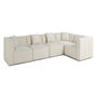 Voir la diapositive 5 : LISA DESIGN Nova - canapé modulable d'angle réversible - 6 places - en velours