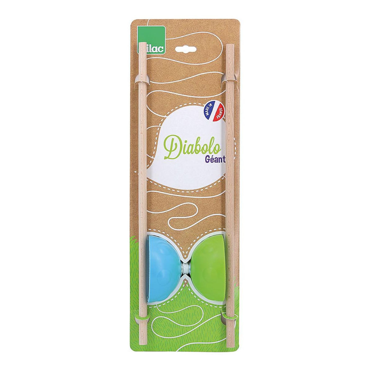 Vilac Diabolo geant bleu et vert