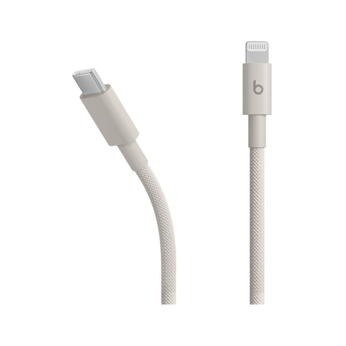 BEATS Câble de charge tissé USB-C vers Lightning 1M50 Gris écl