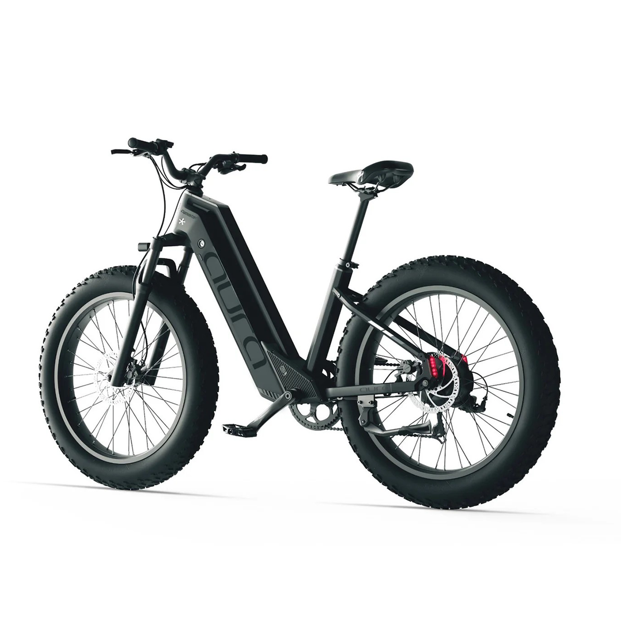 Voir la diapositive 4 : CYRUSHER Vélo électrique Cyrusher Aura à gros pneus 26 pouces