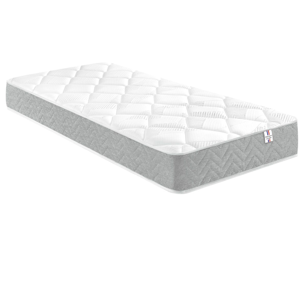 Matelas mémoire de forme et ressorts ensachés 80x190 cm LOURMARIN