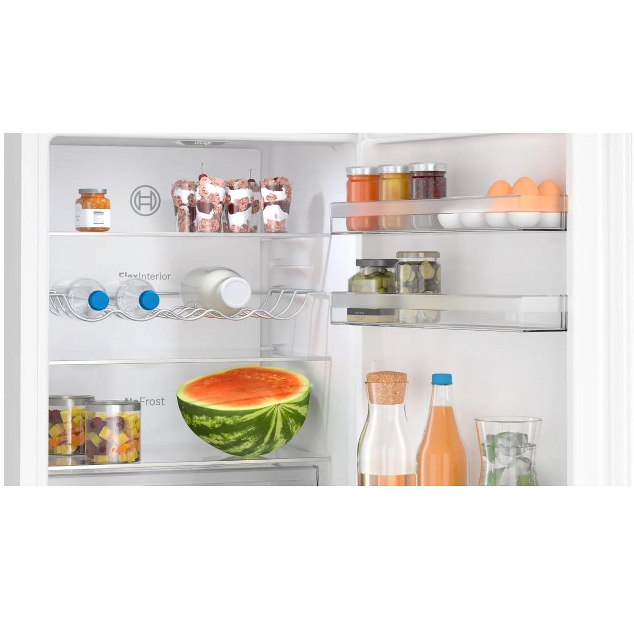 Voir la diapositive 6 : BOSCH Réfrigérateur combiné 60cm 321cm nofrost - KGN362WDF
