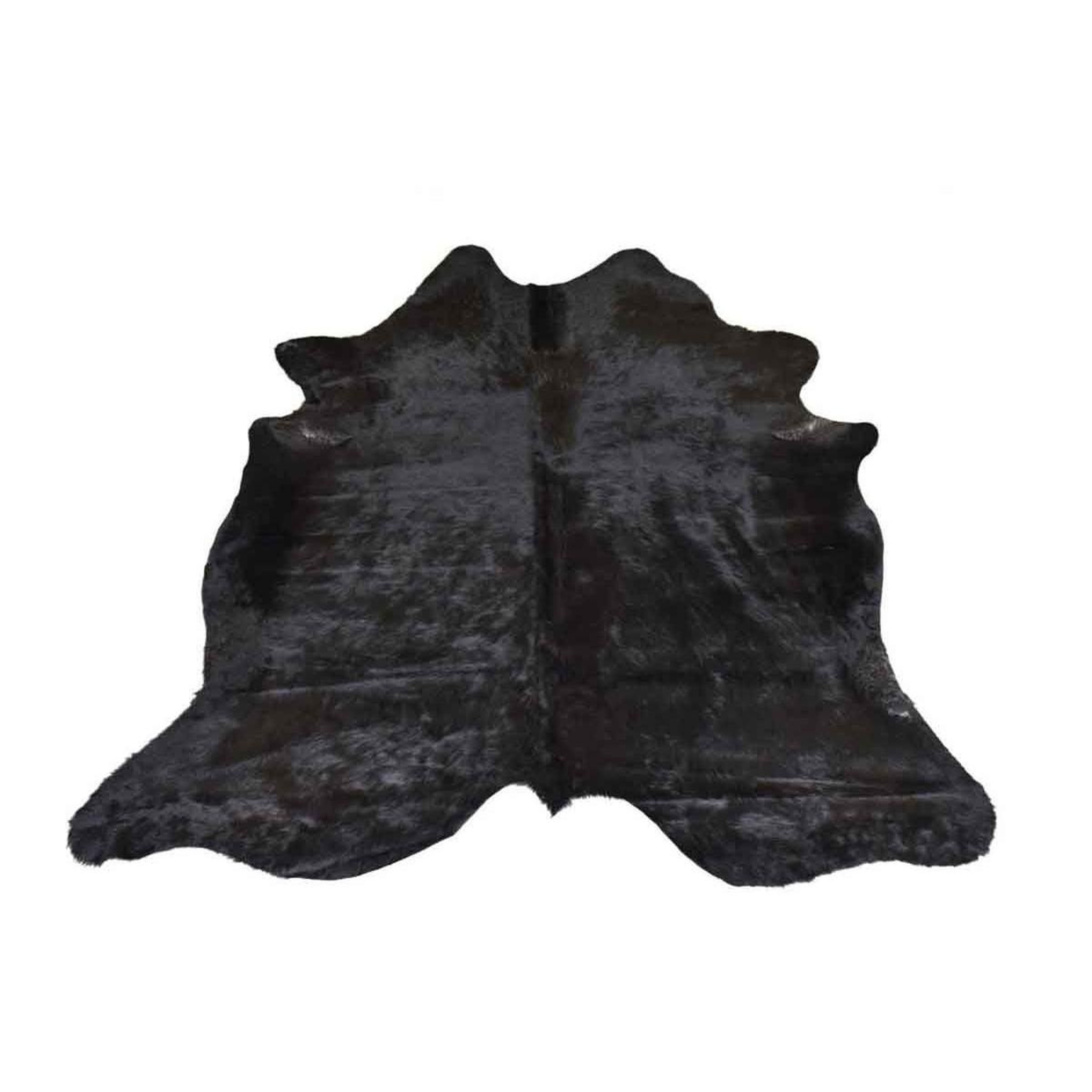 J-LINE Tapis déco  peau de vache  195x230cm noir