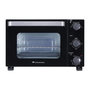Voir la diapositive 1 : CONTINENTAL EDISON CONTINENTAL EDISON CEMF22B - Minifour electrique 22L noir - 1300W - Rotissoire, Convection naturelle