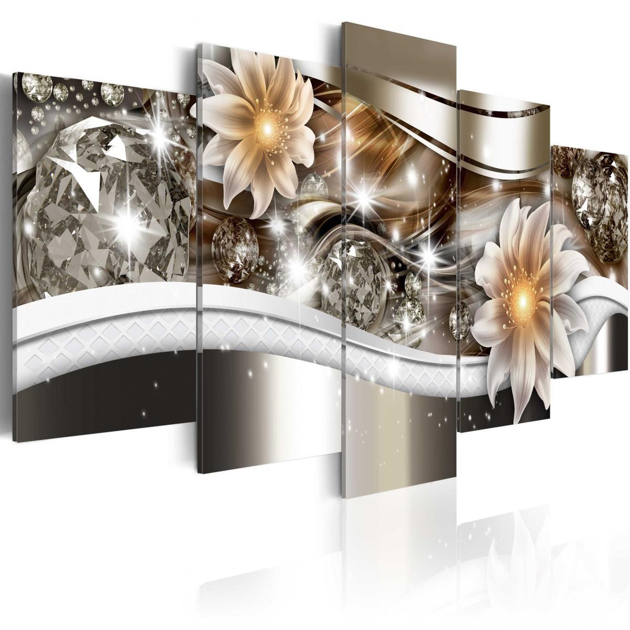Paris Prix Tableau imprimé  abstract art luminosity. Coloris disponibles : Multicolore