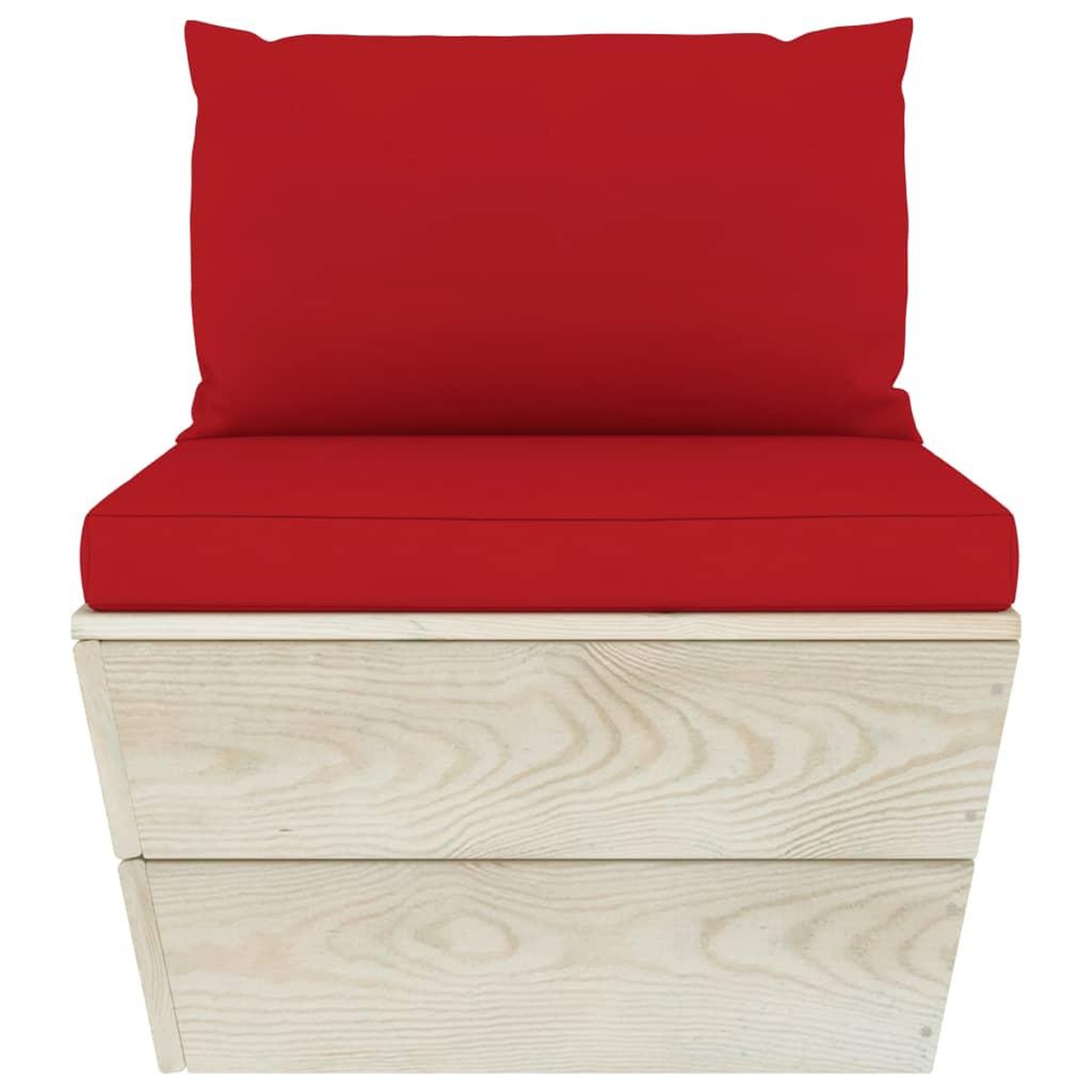Voir la diapositive 5 : VIDAXL Salon de jardin palette 6 pcs avec coussins bois d'epicea