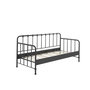 Voir la diapositive 3 : Lit banquette en métal 90x200cm HARLEM