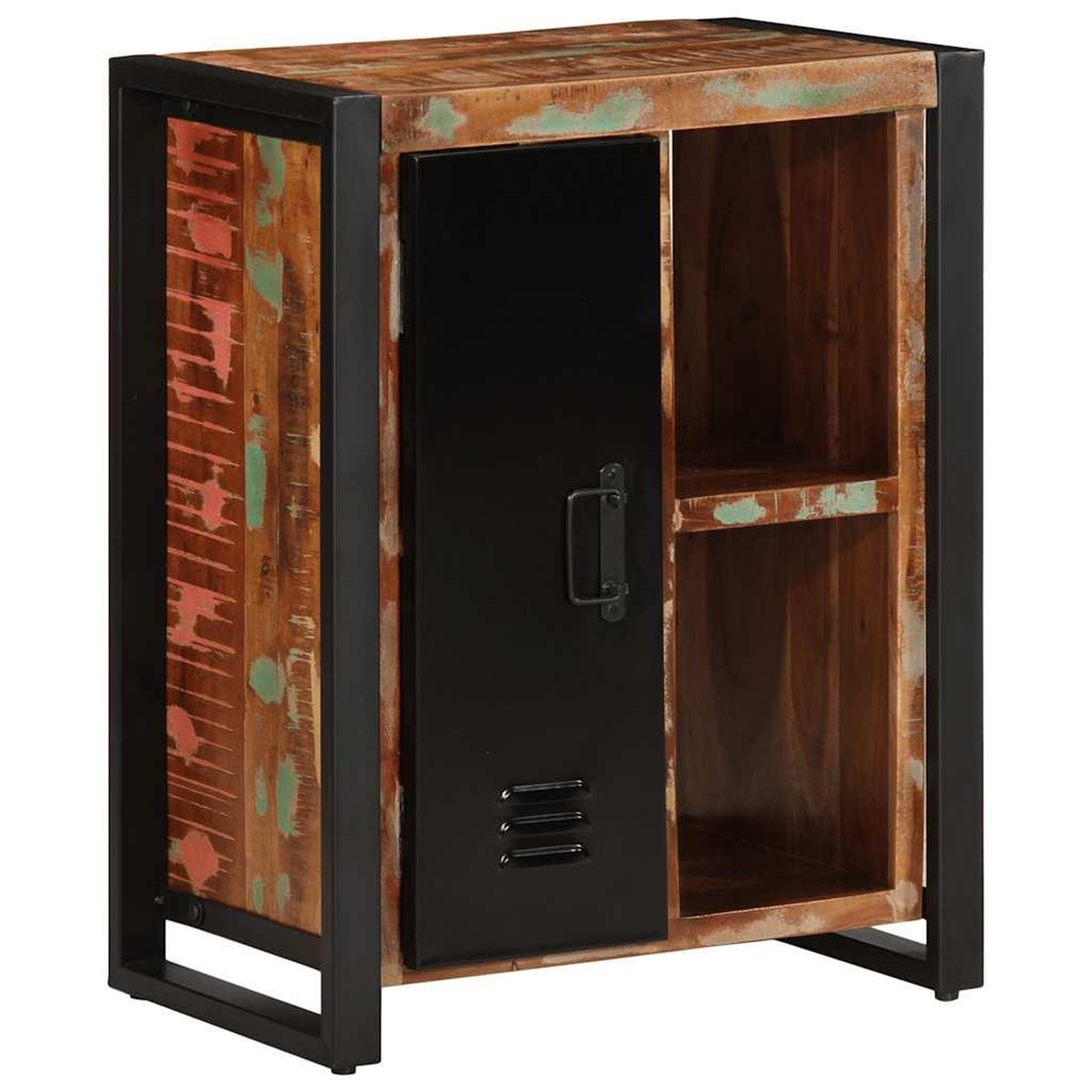 VIDAXL Buffet multicolore 55x35x70 cm bois massif recuperation