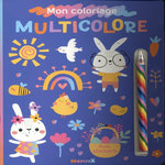 MON COLORIAGE MULTICOLORE PAQUES. AVEC STICKERS, Hemma