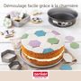 Voir la diapositive 5 : ZENKER Lot de 2 mini moules à manqué à charnière de 12 cm et 16 cm Zenker Special Mini