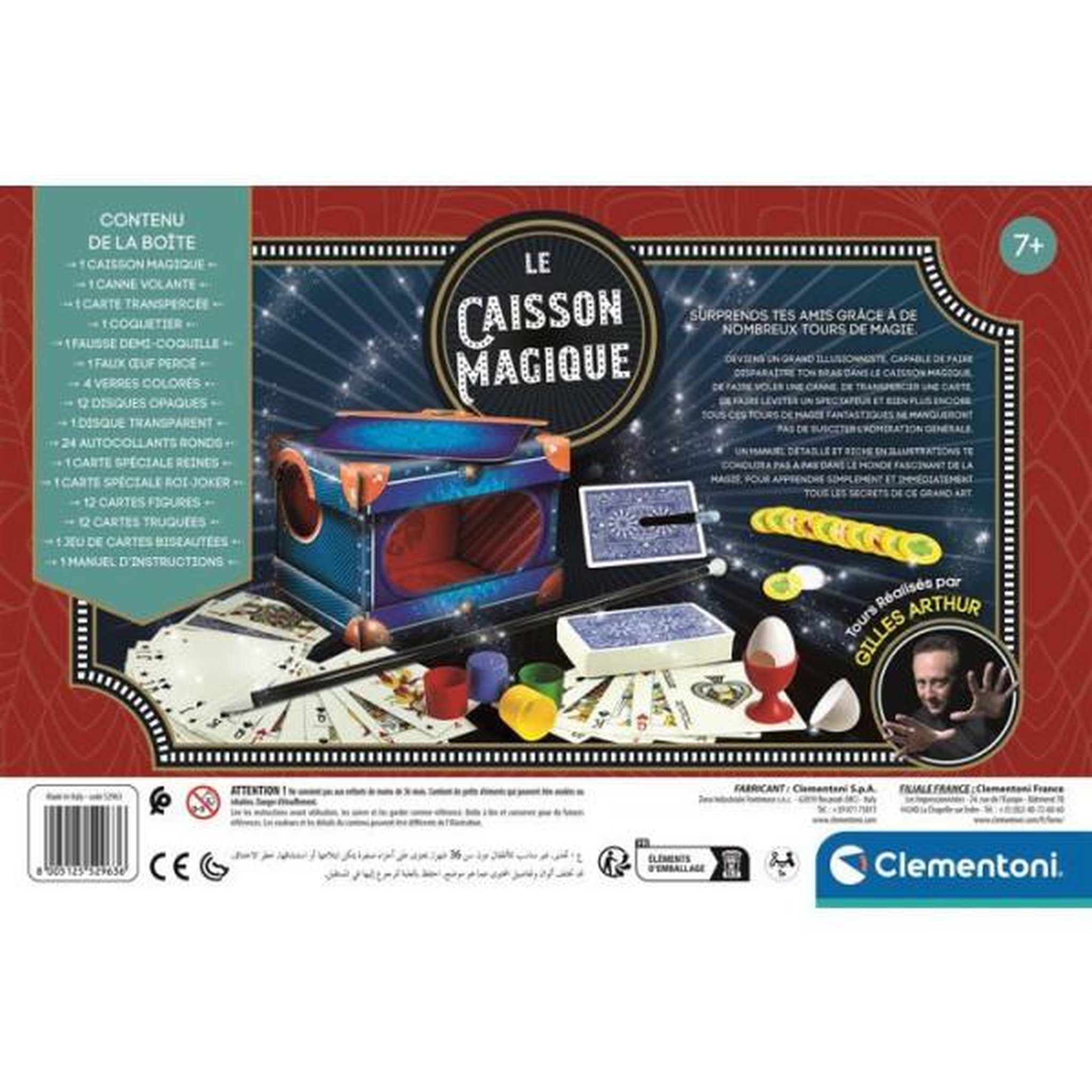 Voir la diapositive 3 : CLEMENTONI Clementoni - le caisson magique - nouvelle version