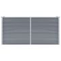 Voir la diapositive 3 : VIDAXL Lit sureleve de jardin Acier galvanise 160x40x77 cm Gris