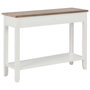 Voir la diapositive 4 : VIDAXL Table console Blanc 110x35x80 cm Bois