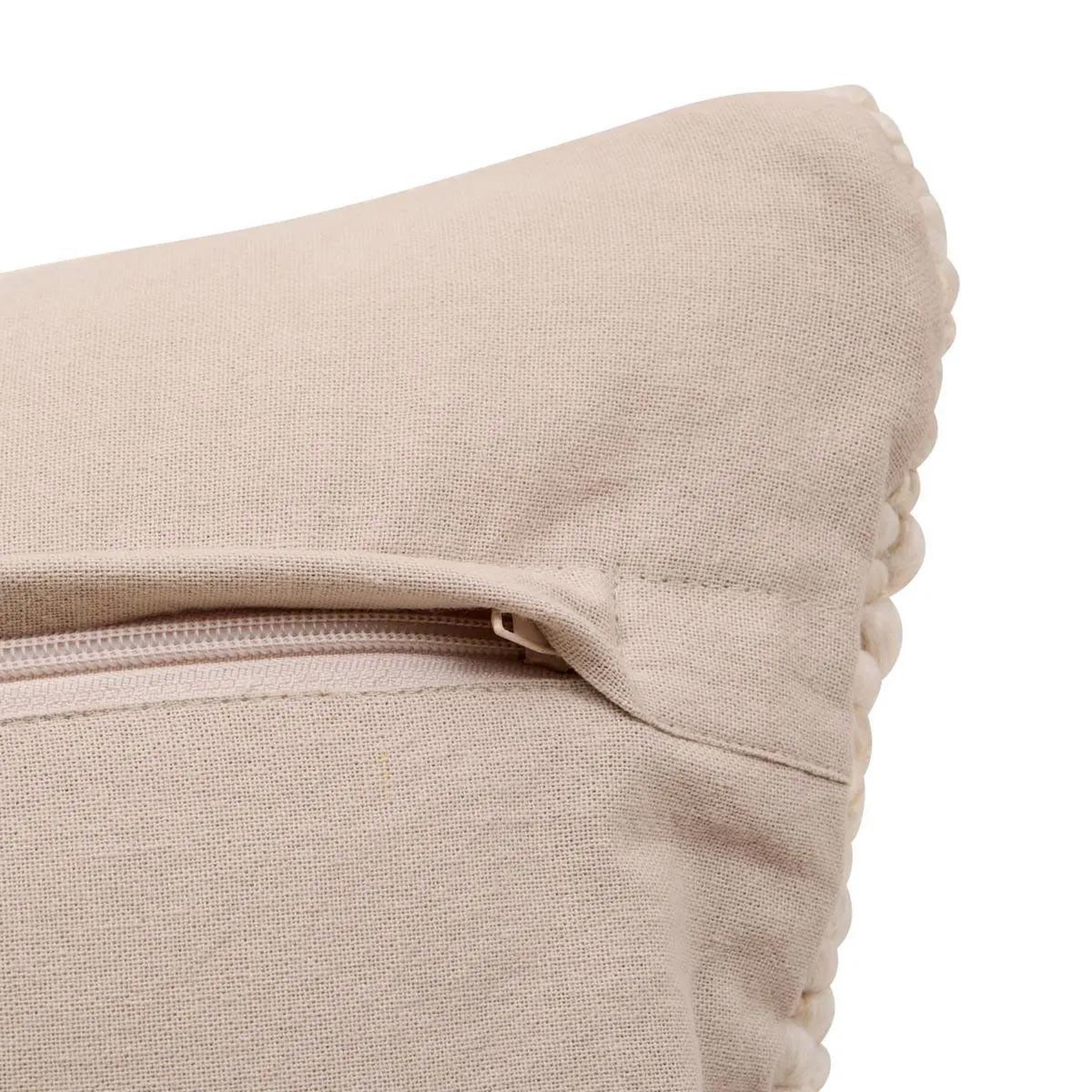Voir la diapositive 3 : ATMOSPHERA Coussin déco effet laine  volna  30x50cm ivoire