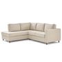 Voir la diapositive 4 : LISA DESIGN Jake - canapé déhoussable d'angle gauche 5 places en tissu