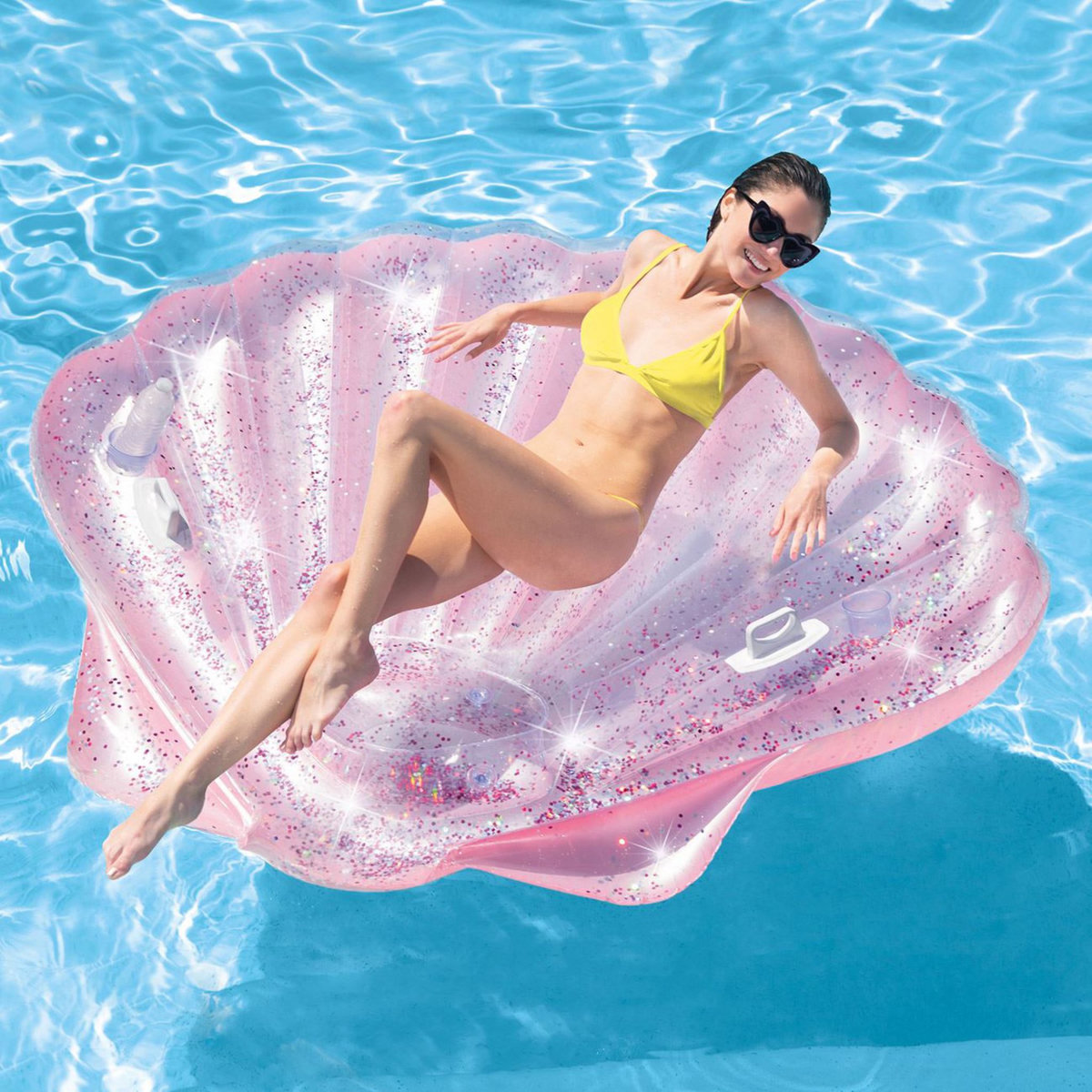 INTEX Bouée gonflable baignade - forme coquillage