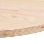 Voir la diapositive 5 : VIDAXL Dessus de table 110x55x2,5 cm bois de pin massif ovale