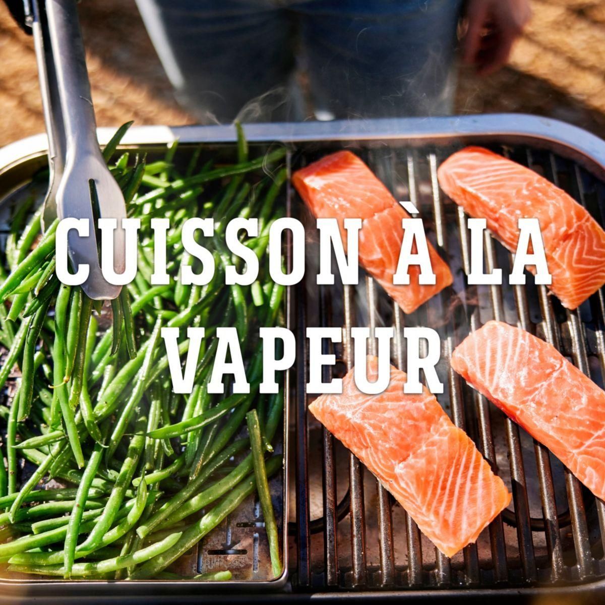 Weber Barbecue électrique Lumin Compact Black à poser, 43x28 cm