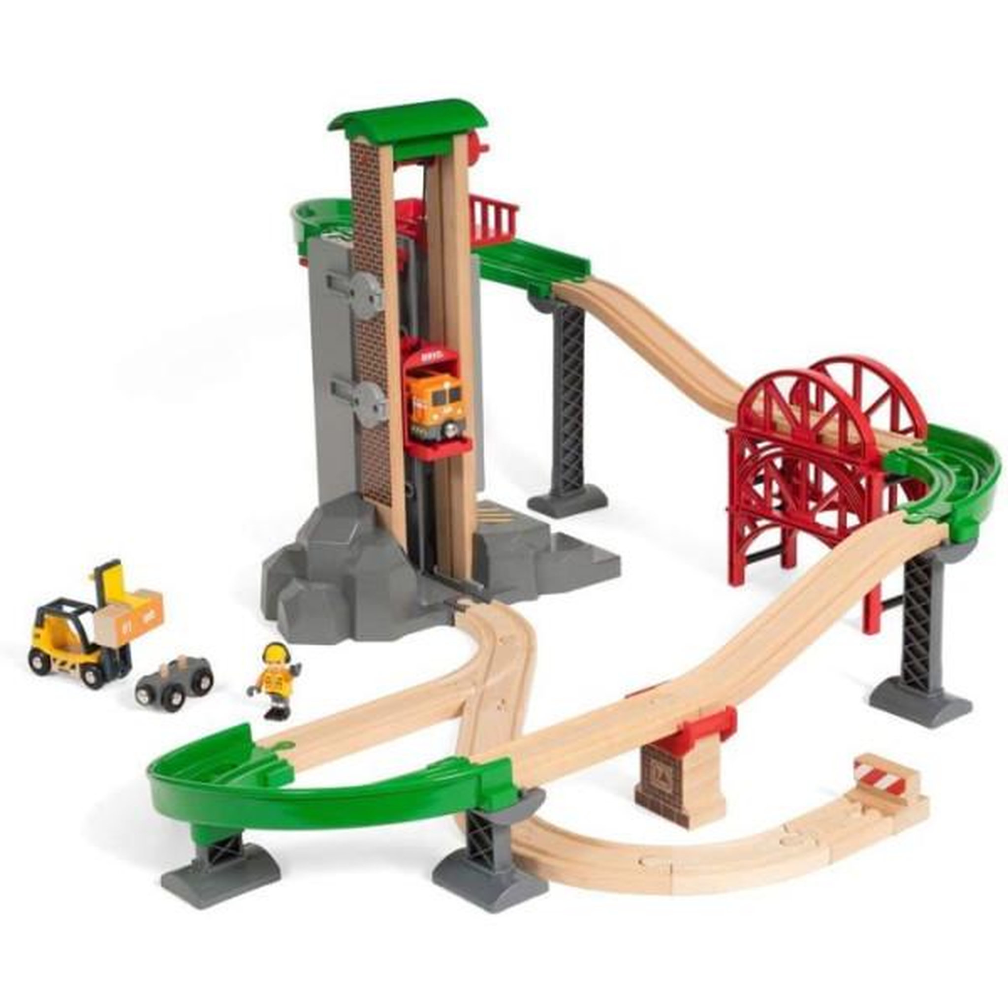 Voir la diapositive 4 : Brio BRIO World Grand Circuit Plateforme Multimodale - Coffret 32 pieces - Circuit de train en bois - Ravensburger - Des 3 ans - 3388