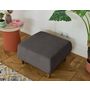 Voir la diapositive 4 : BEST MOBILIER Cristal - pouf modulable - 65 cm - en velours texturé