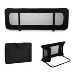 KINDERKRAFT Barrière de lit enfant pliable sécurisée. Coloris disponibles : Gris