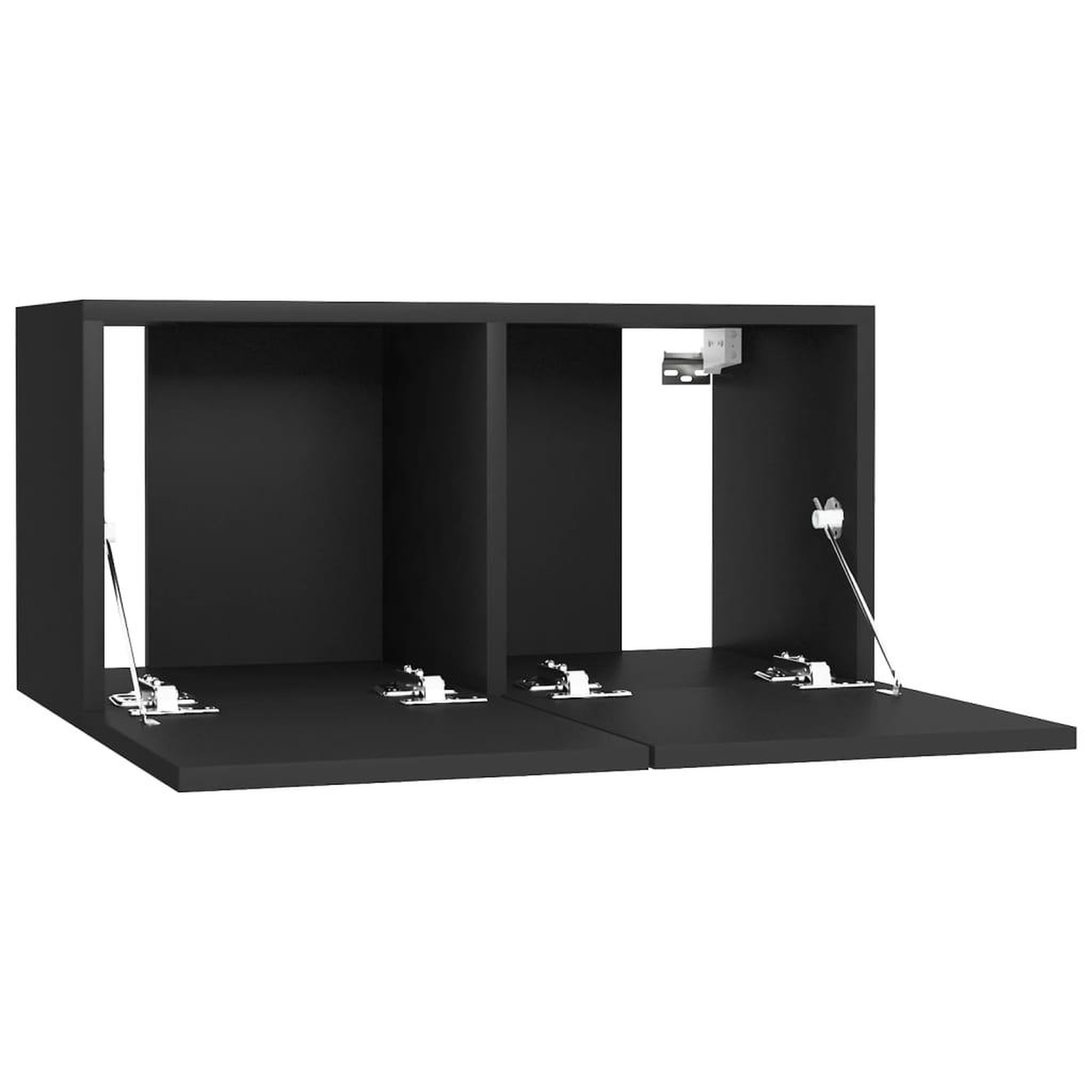 Voir la diapositive 5 : VIDAXL Meuble TV suspendu Noir 60x30x30 cm