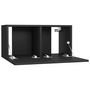 Voir la diapositive 5 : VIDAXL Meuble TV suspendu Noir 60x30x30 cm