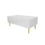 Voir la diapositive 5 : BEST MOBILIER Ambre - table basse - 2 portes - 120 cm