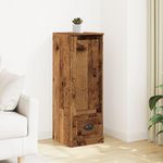 VIDAXL Buffet haut vieux bois 36x35,5x103,5 cm bois d'ingenierie