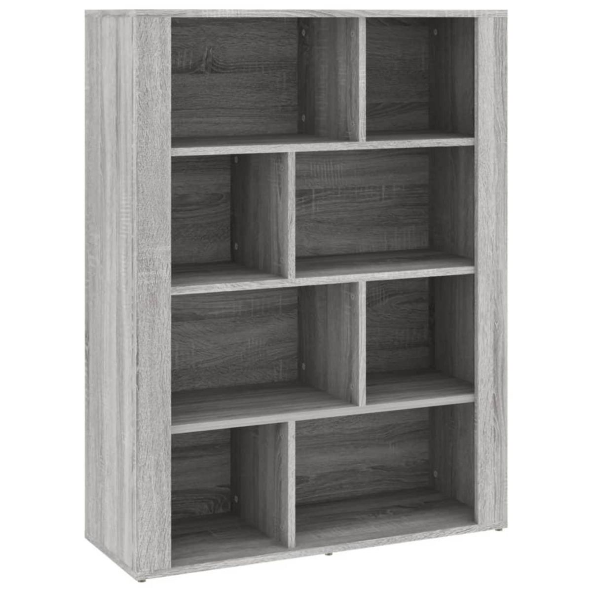 VIDAXL Buffet Sonoma gris 80x30x106 cm Bois d'ingenierie