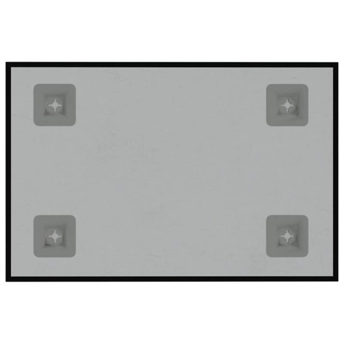 VIDAXL Tableau noir magnétique mural Noir 30x20 cm Verre trempé