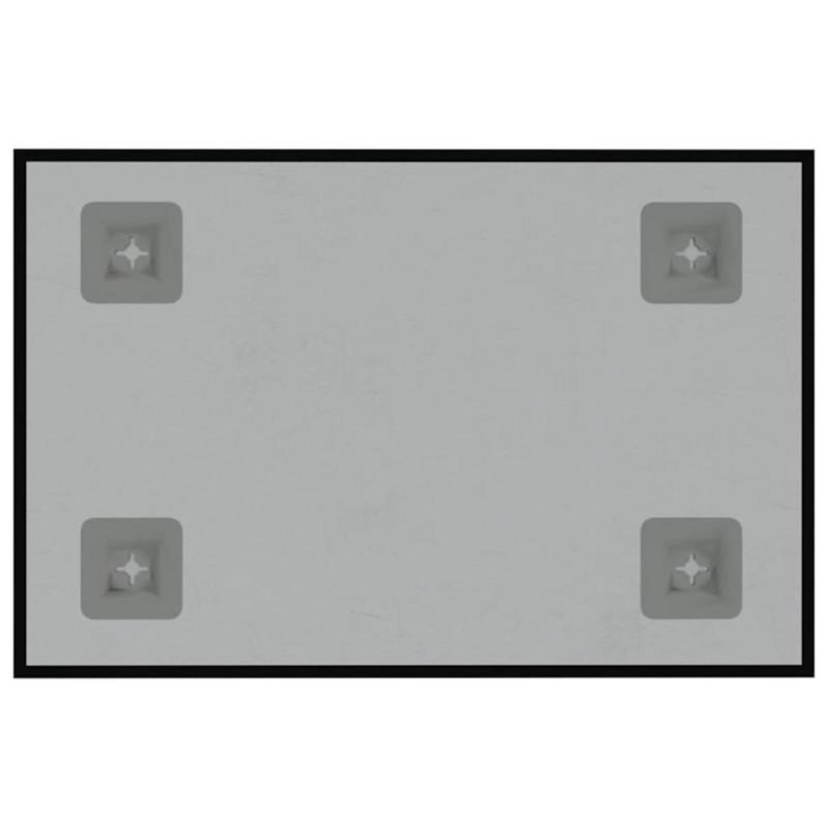 VIDAXL Tableau noir magnétique mural Noir 30x20 cm Verre trempé