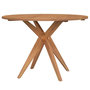 Voir la diapositive 2 : VIDAXL Table de jardin ronde Ø85x75 cm bois d'acacia solide