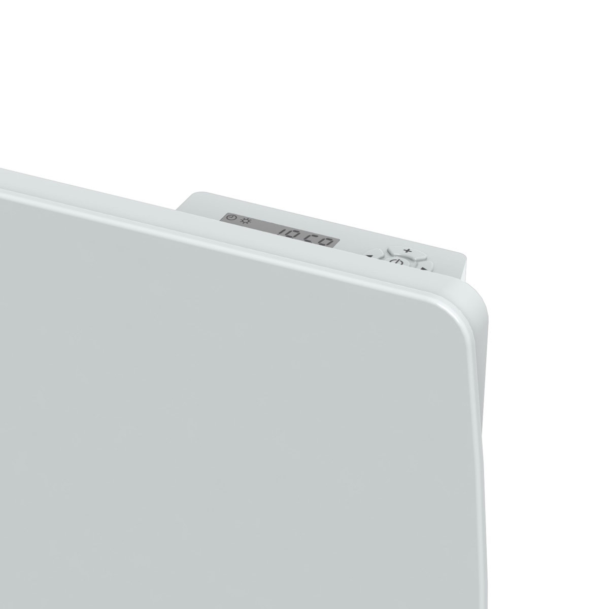 CARRERA Radiateur électrique 1000W à inertie céramique en verre blanc - Lotus - JARPA