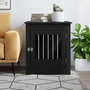 Voir la diapositive 3 : VIDAXL Meuble de cage pour chiens noir 64,5x80x71 cm bois d'ingenierie