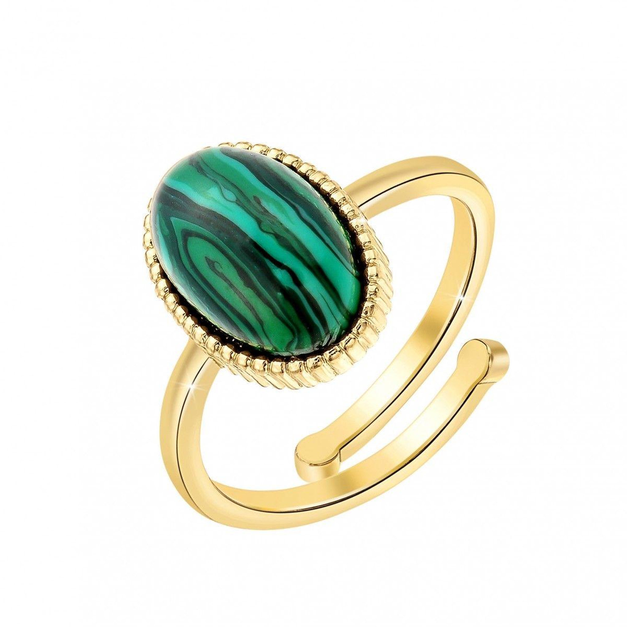 Voir la diapositive 1 : SC BOHEME Bague ajustable SC Bohème ornée d'un onyx noir